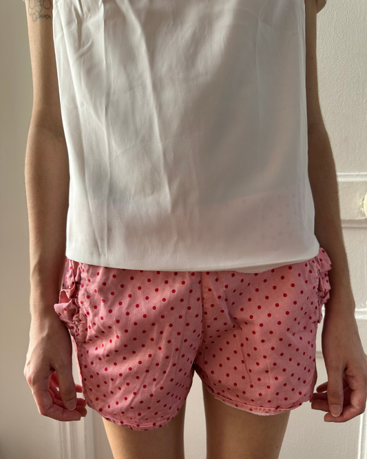 Polka dot mini short