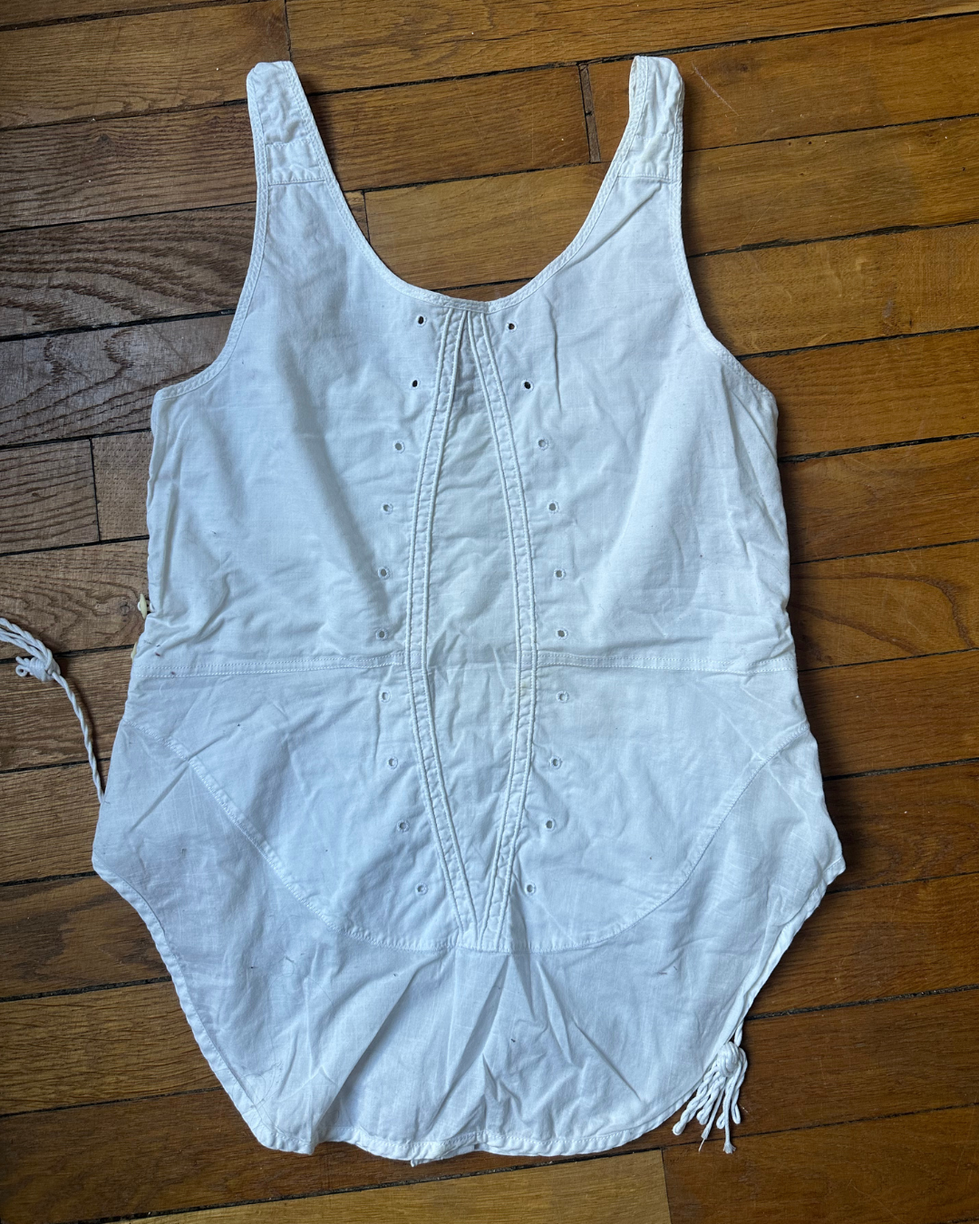 Fitted corset tank top