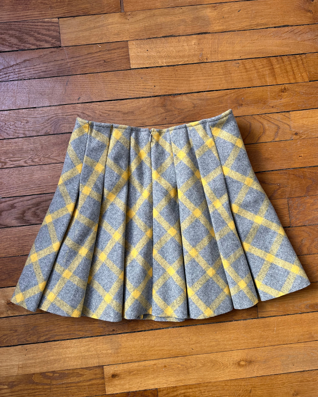 Checked skirt