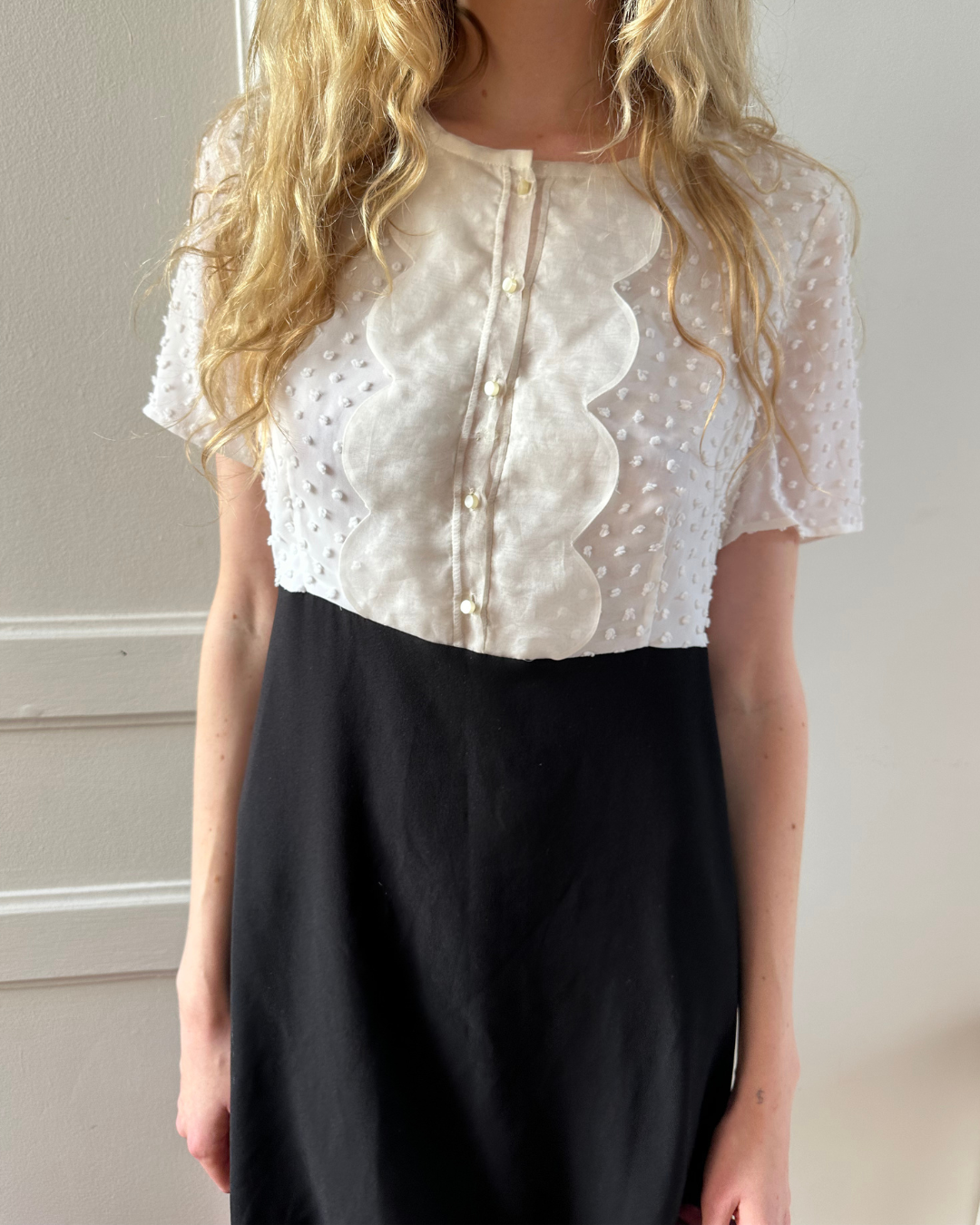 Two-tone dress