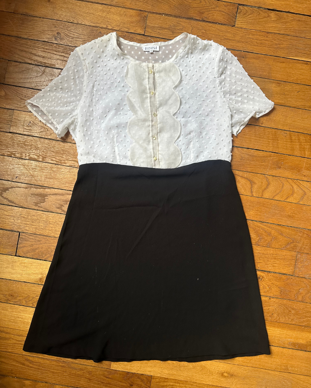 Two-tone dress