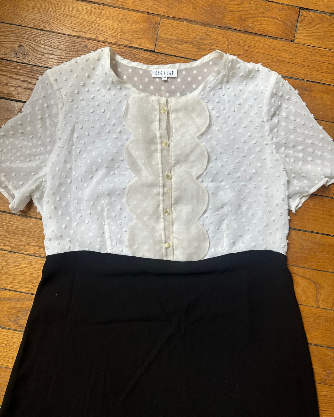 Two-tone dress