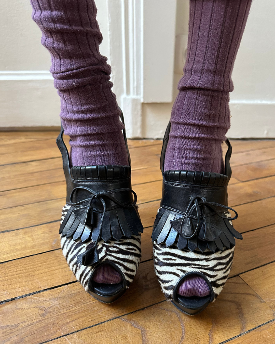 Zebra heels