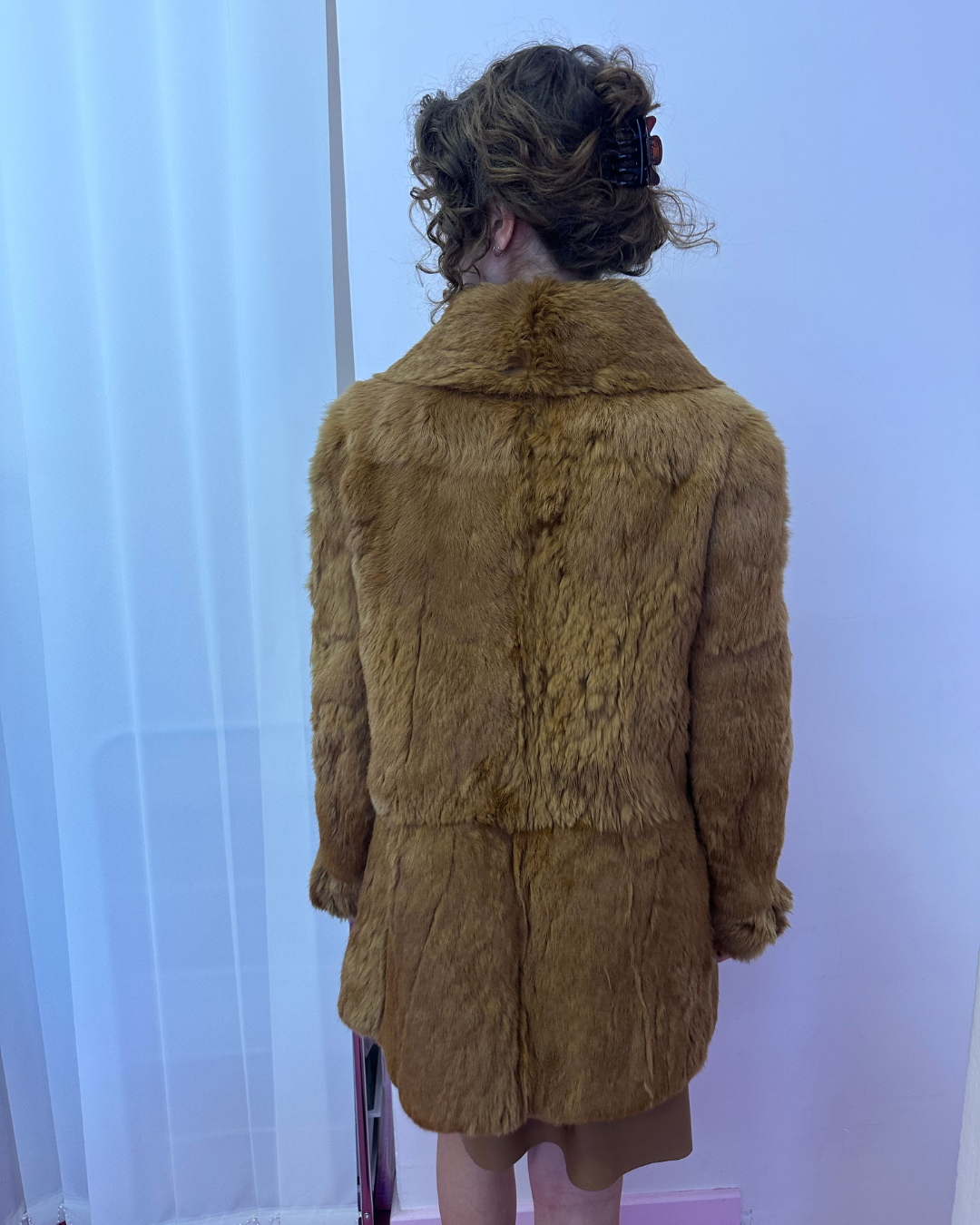 Peter Pan collar fur