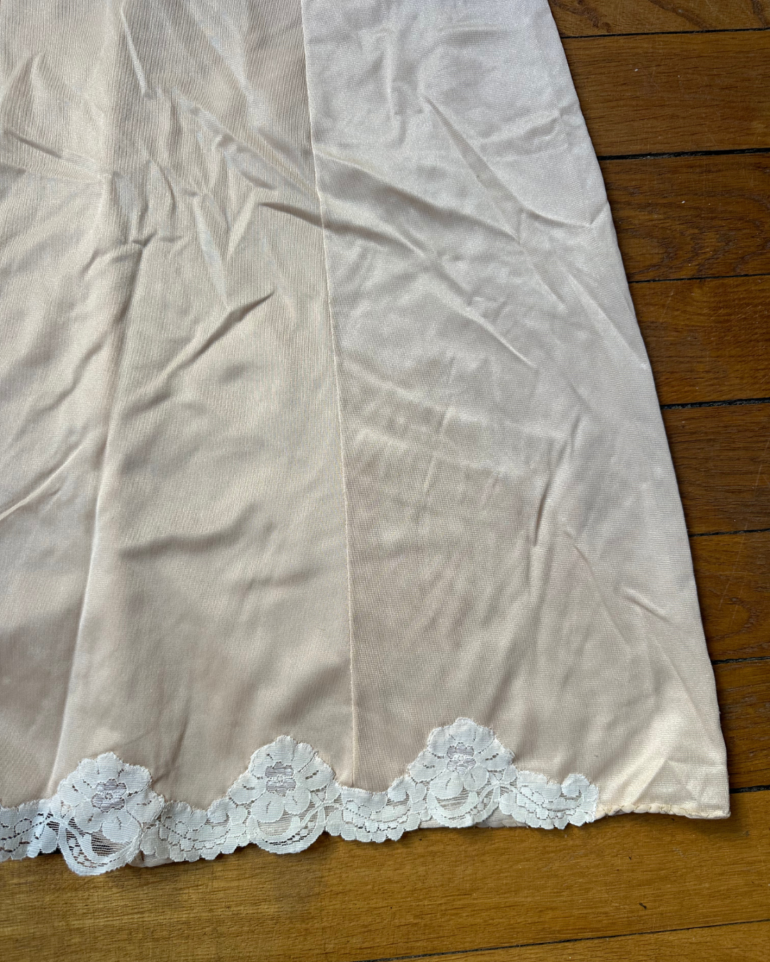 Nude lace nightdress