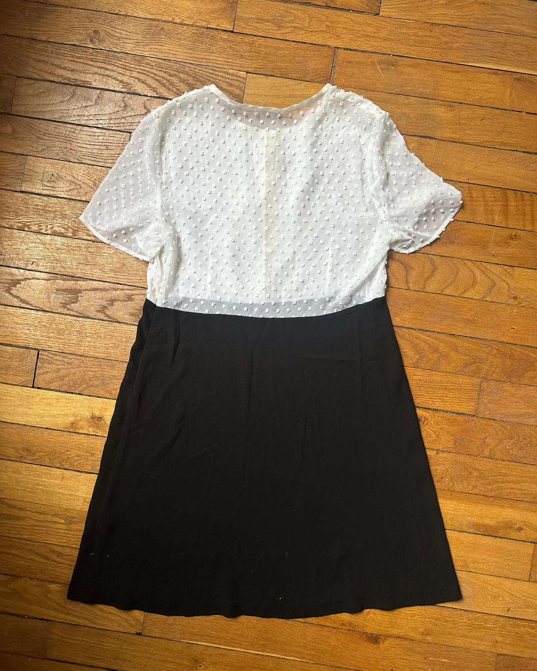 Two-tone dress