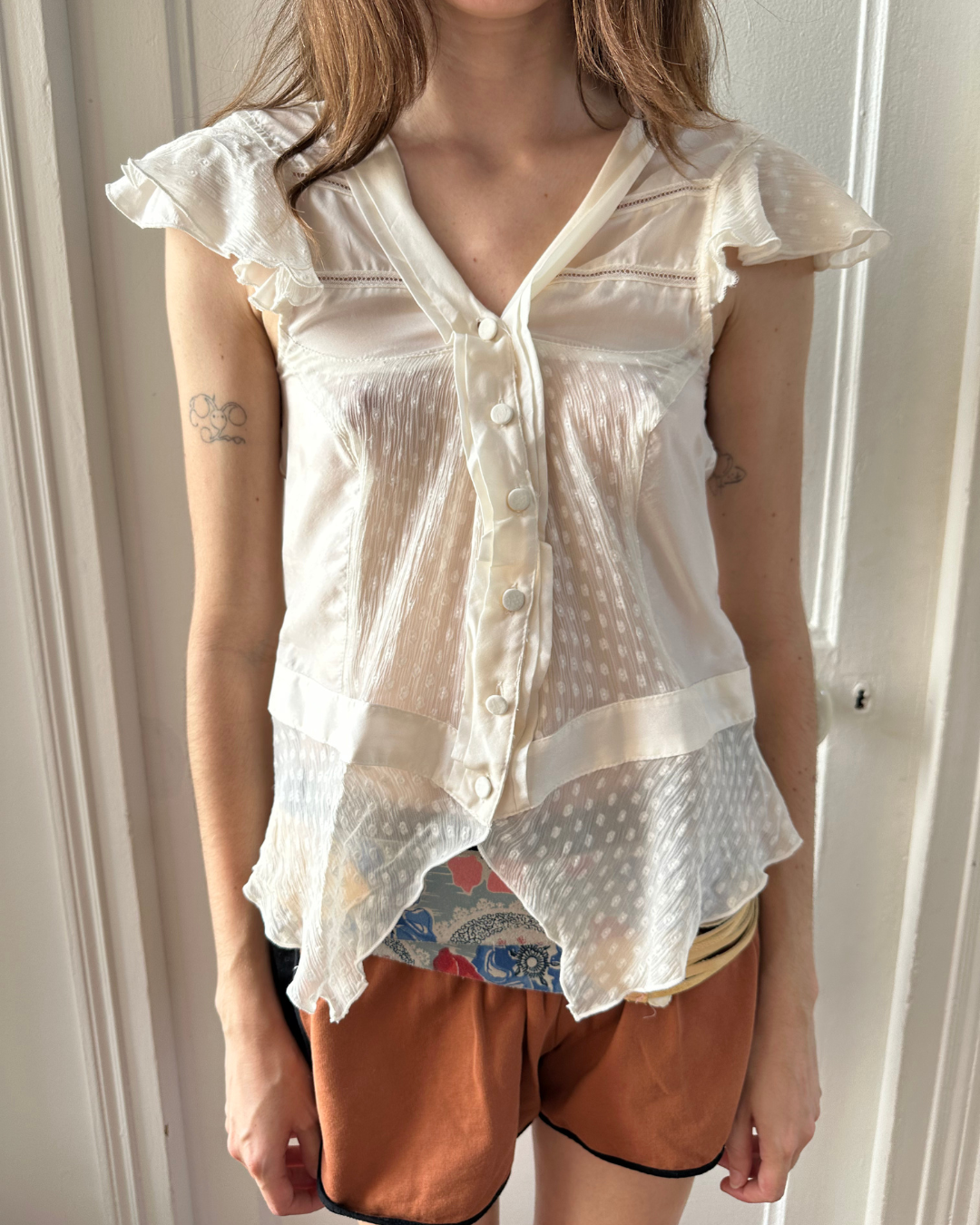 Sheer blouse