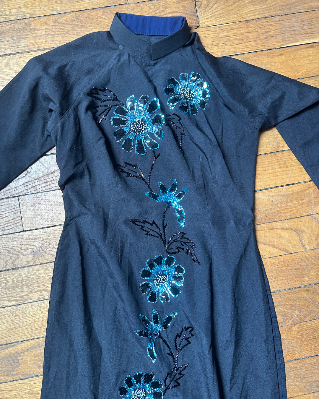 Oriental-inspired tunic