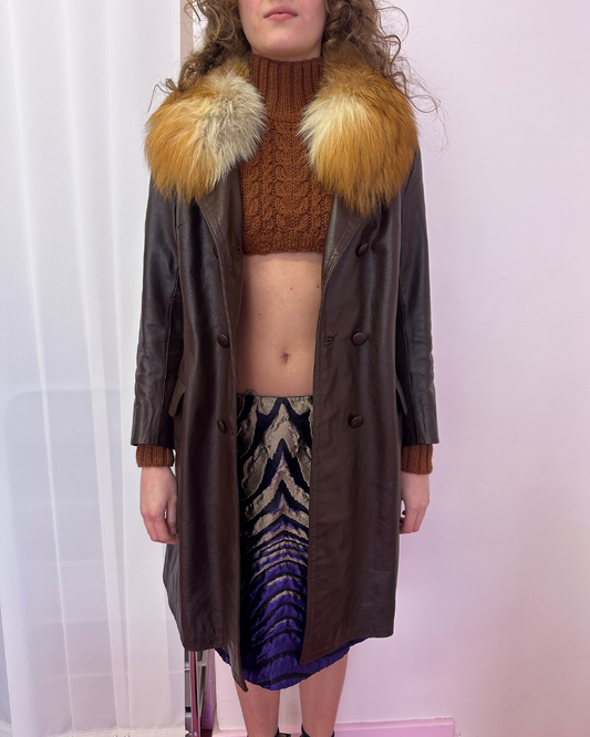 Colorful zebra print skirt