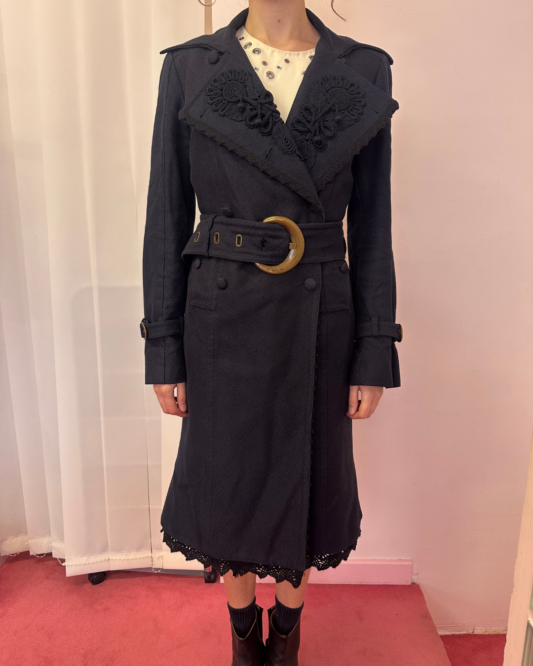 Pirate-style coat with embroidery