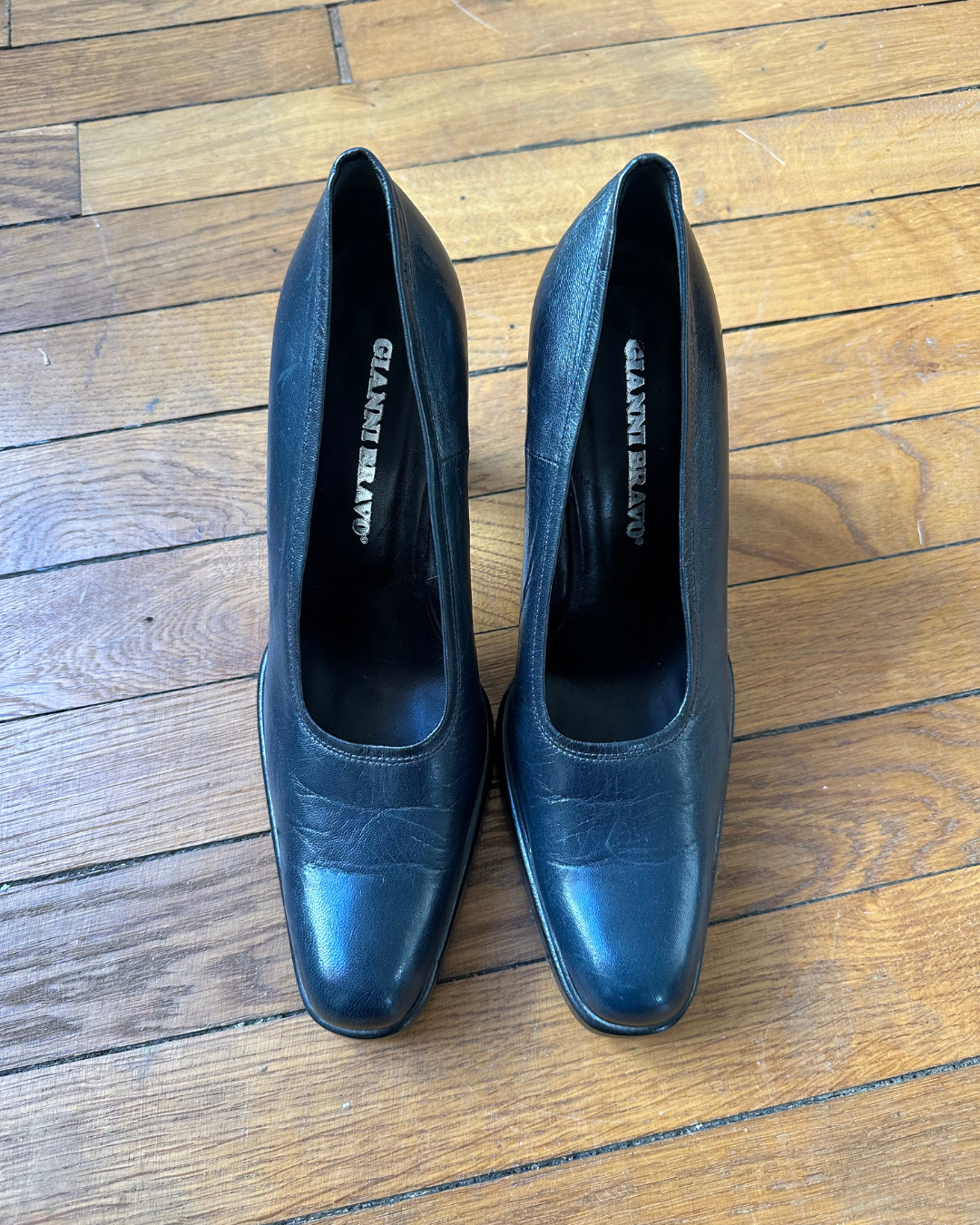 Navy heels