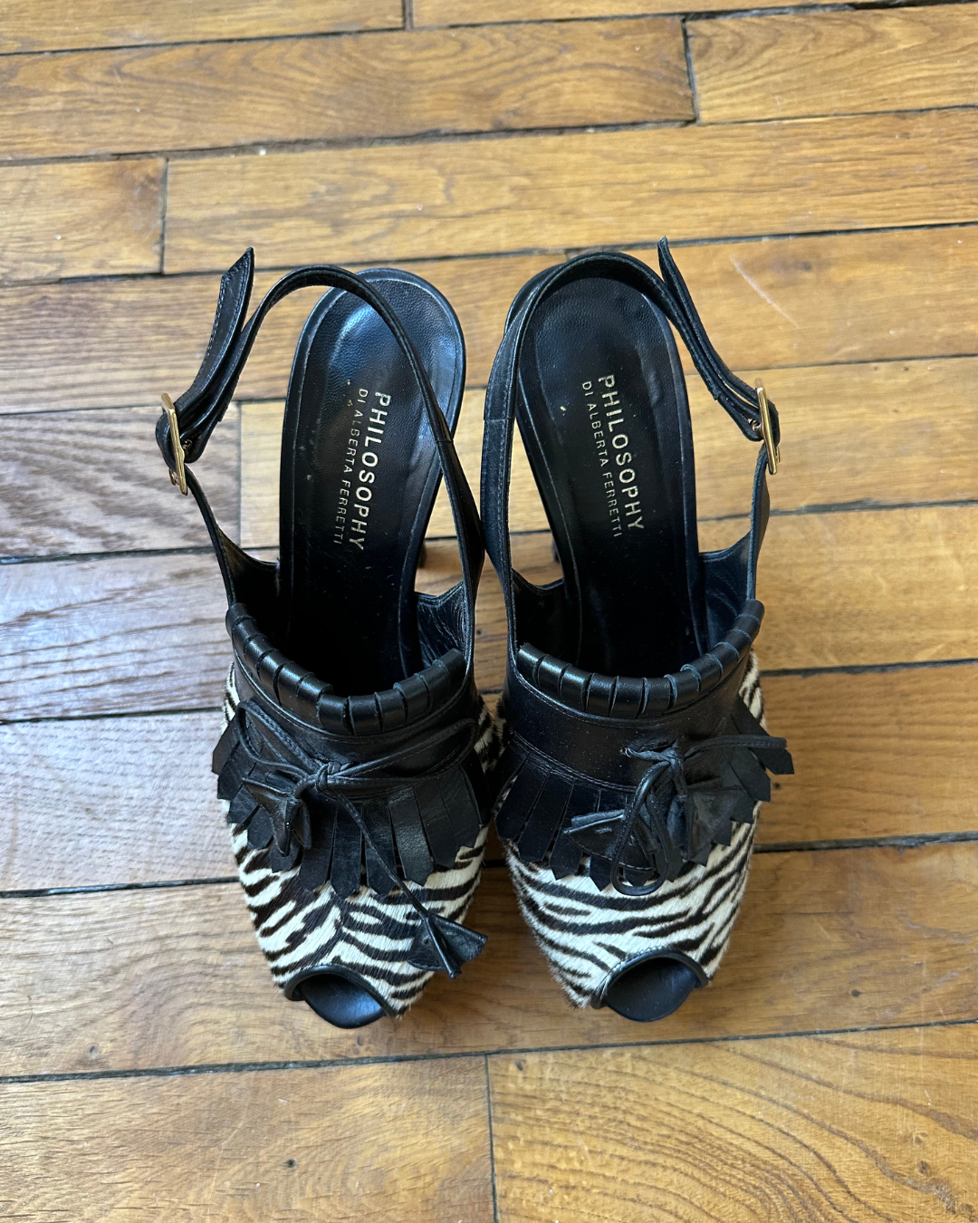 Zebra heels