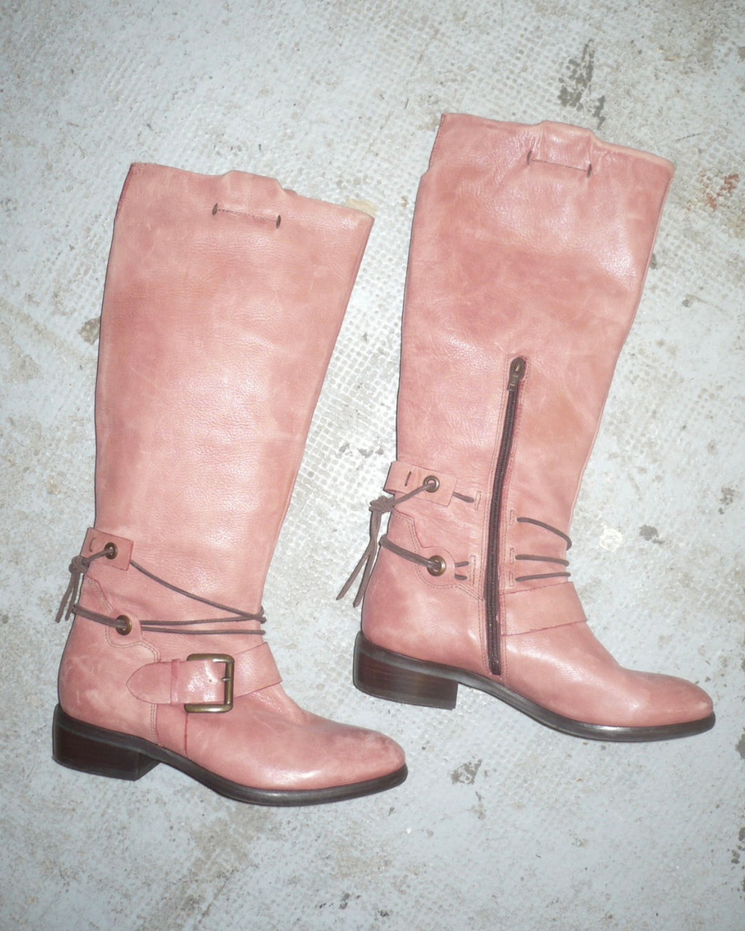 Pink boots