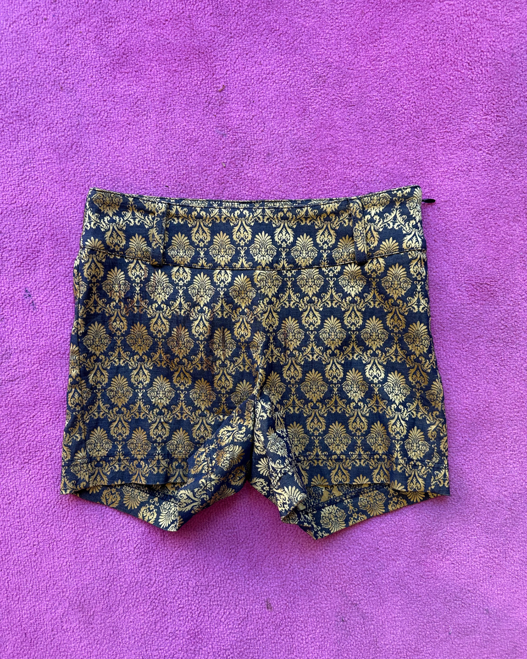 Baroque mini shorts