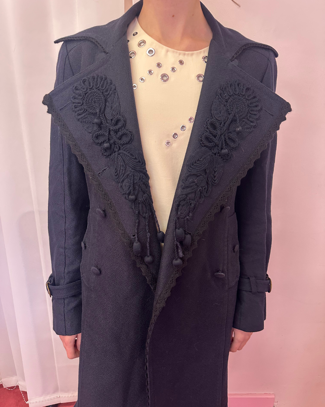Pirate-style coat with embroidery