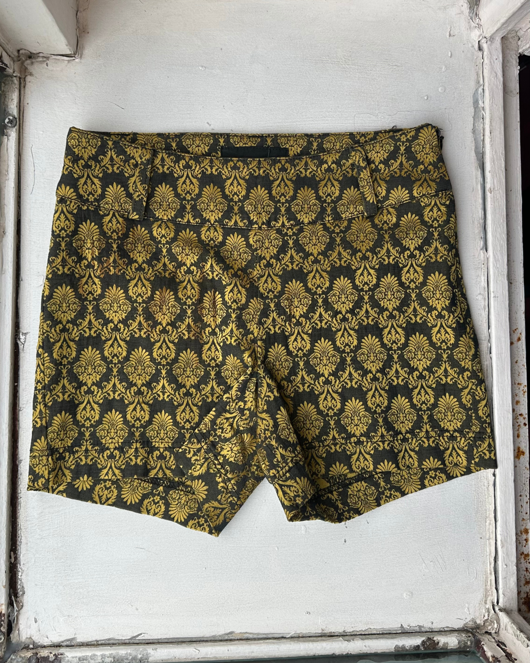 Baroque mini shorts