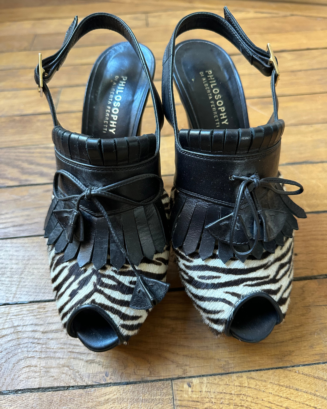 Zebra heels