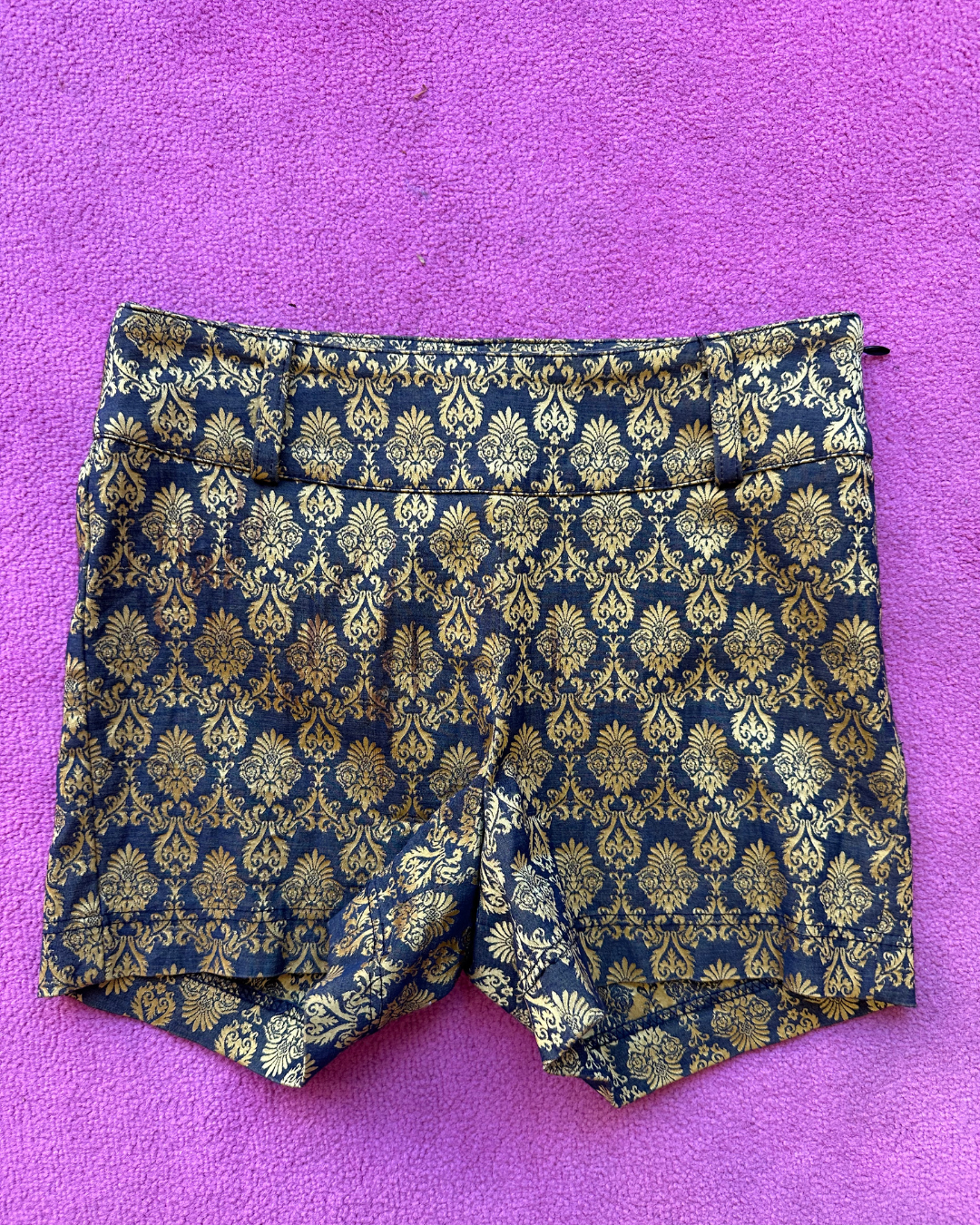 Baroque mini shorts