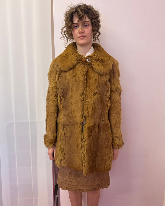 Peter Pan collar fur