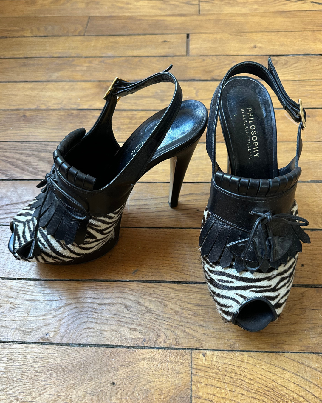Zebra heels