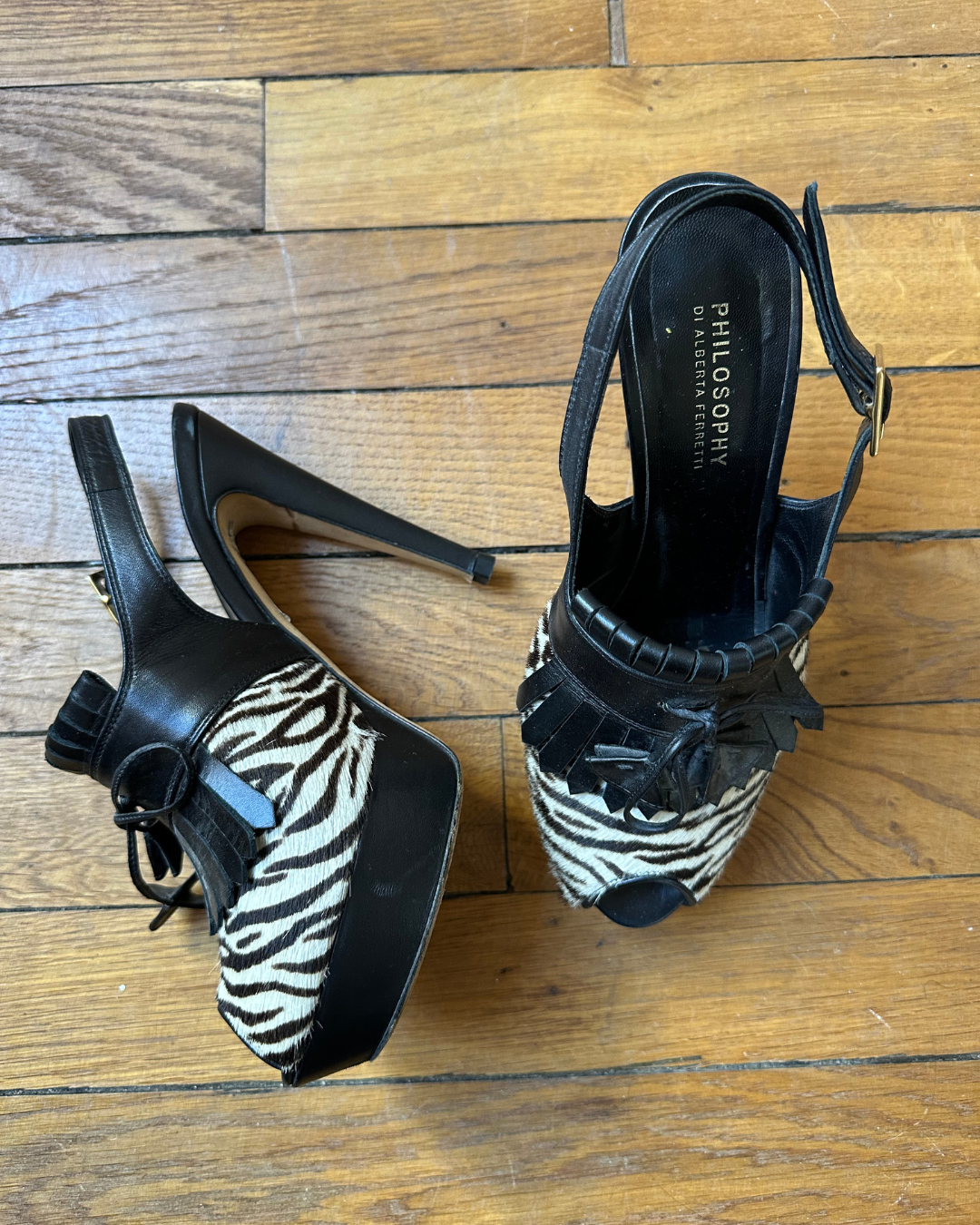 Zebra heels