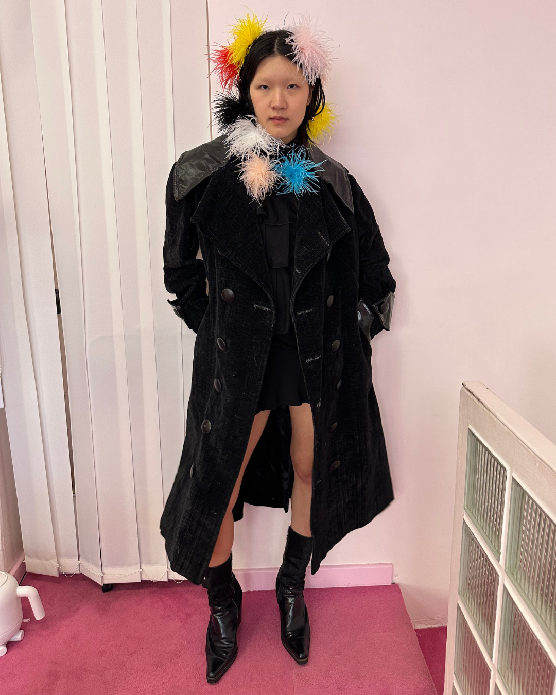 Big black pirate coat