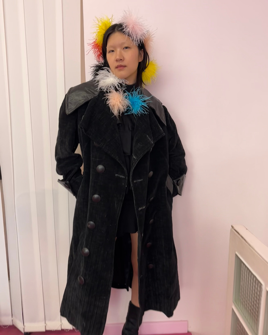 Big black pirate coat