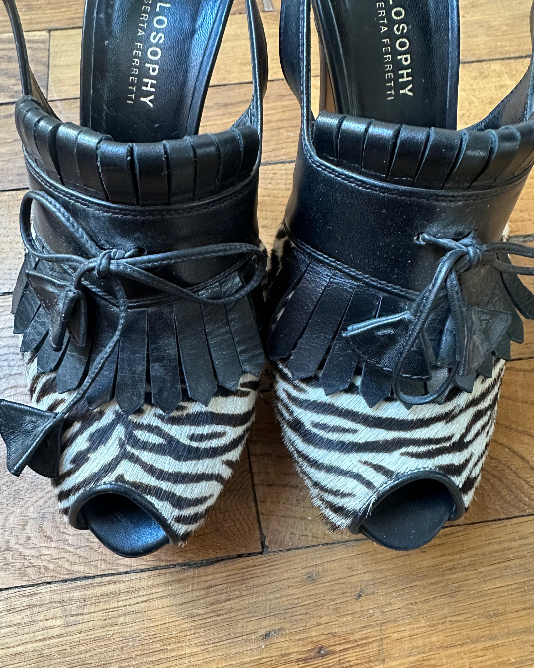 Zebra heels