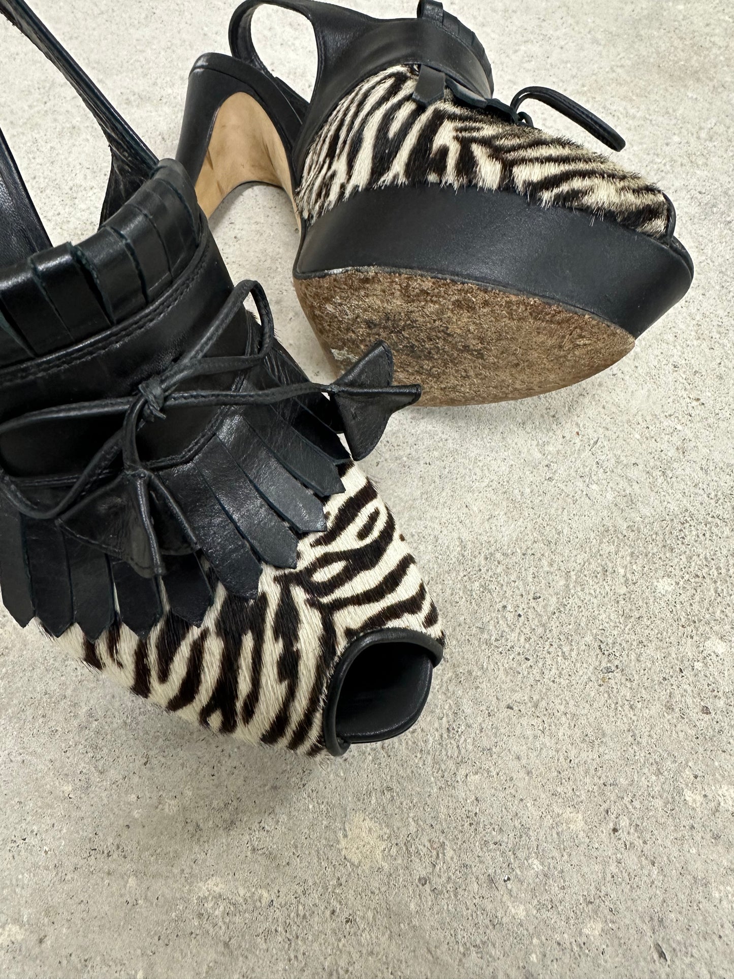 Zebra heels