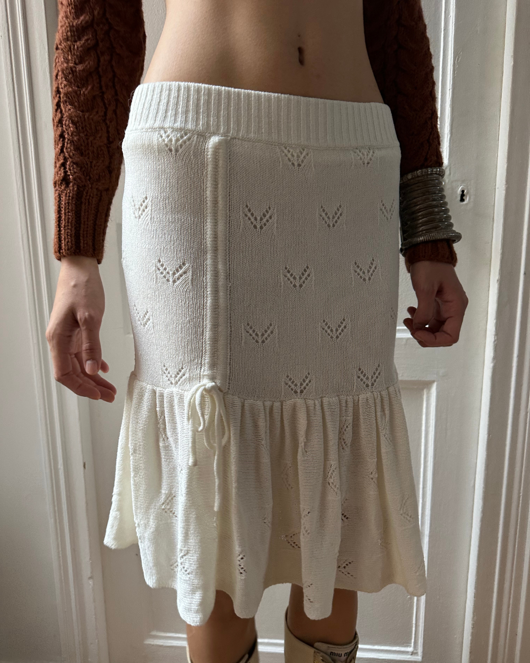 Beige skirt