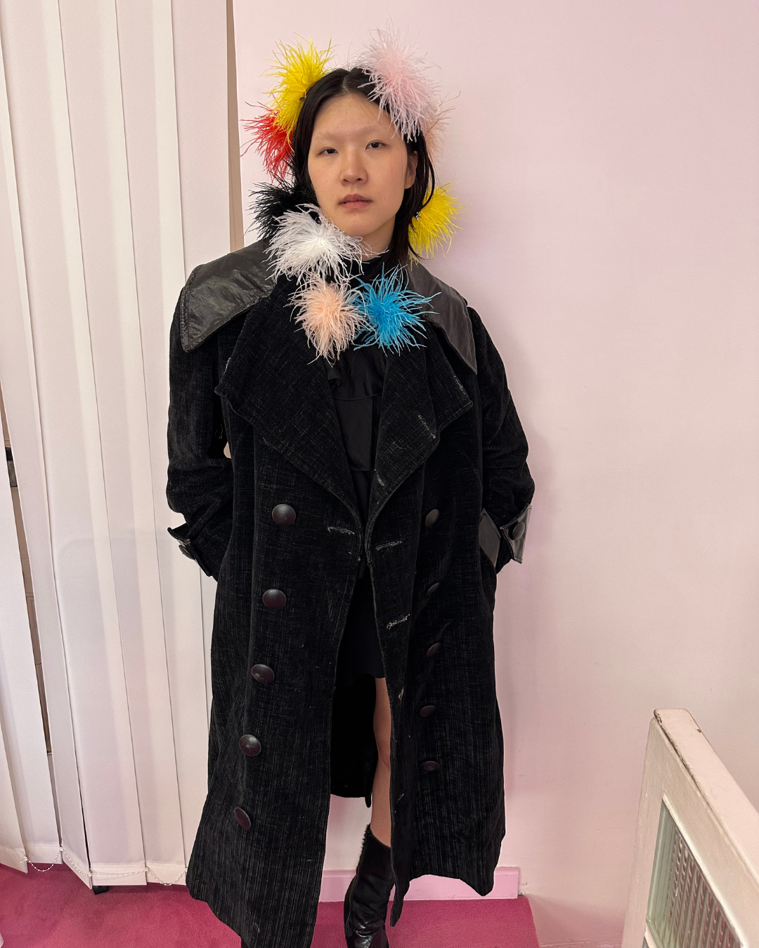 Big black pirate coat