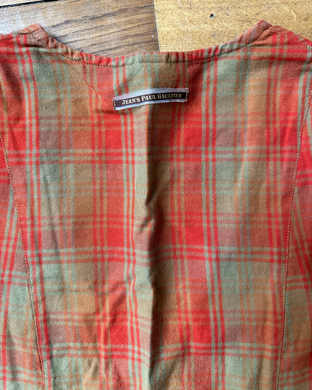 Checked blouse