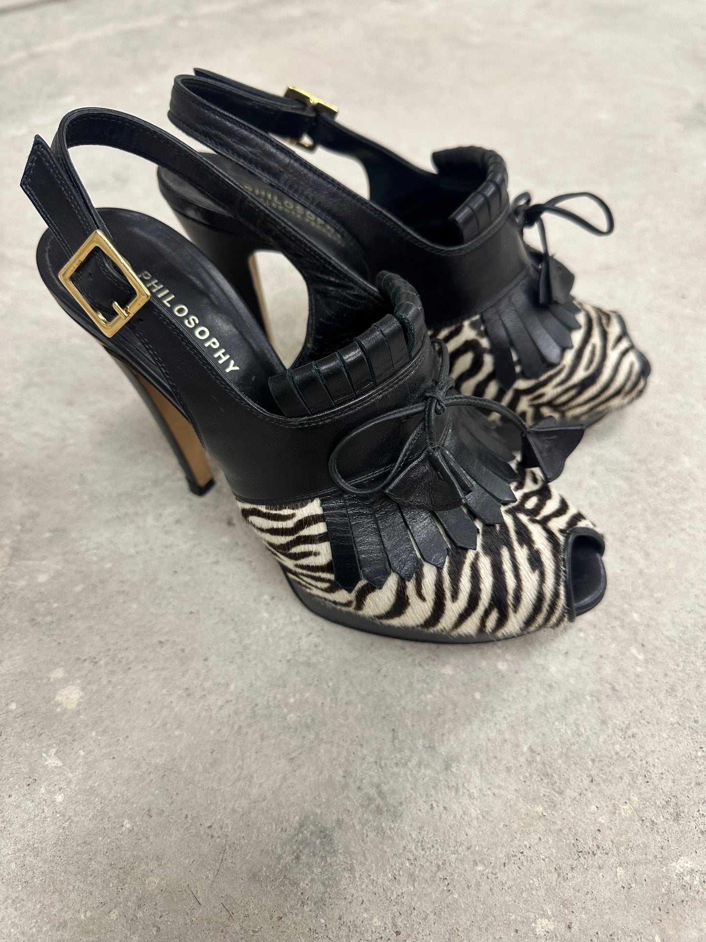 Zebra heels