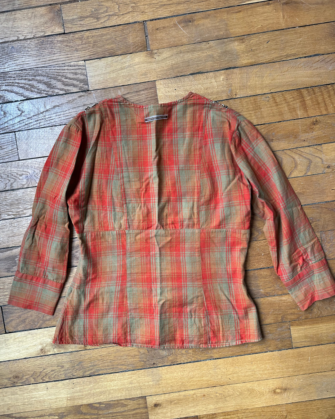 Checked blouse