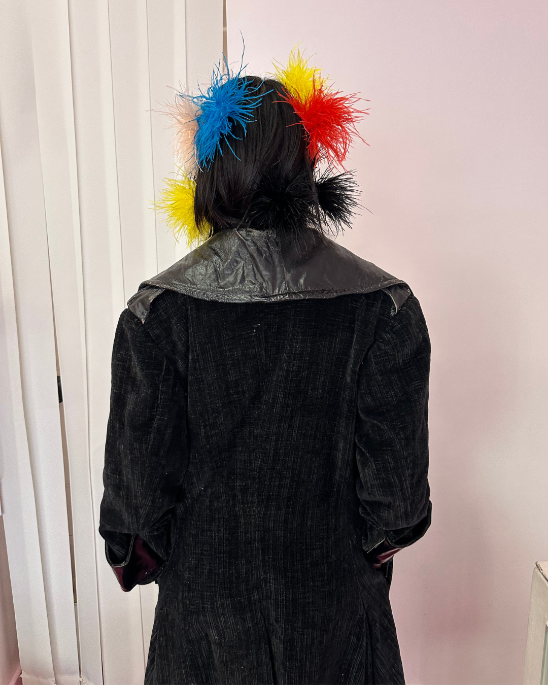 Big black pirate coat