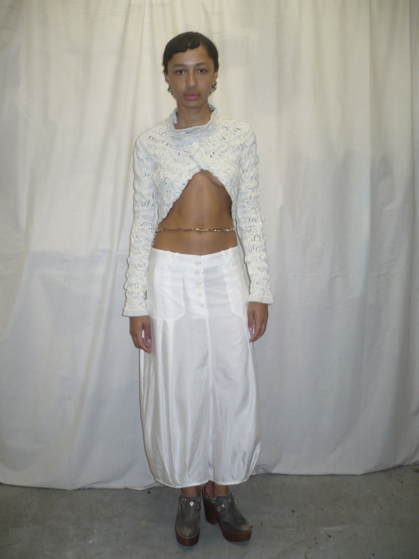 White harem pants