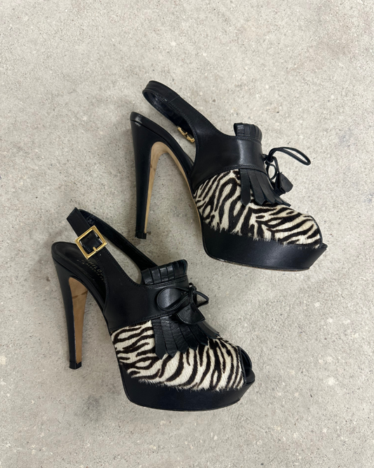 Zebra heels