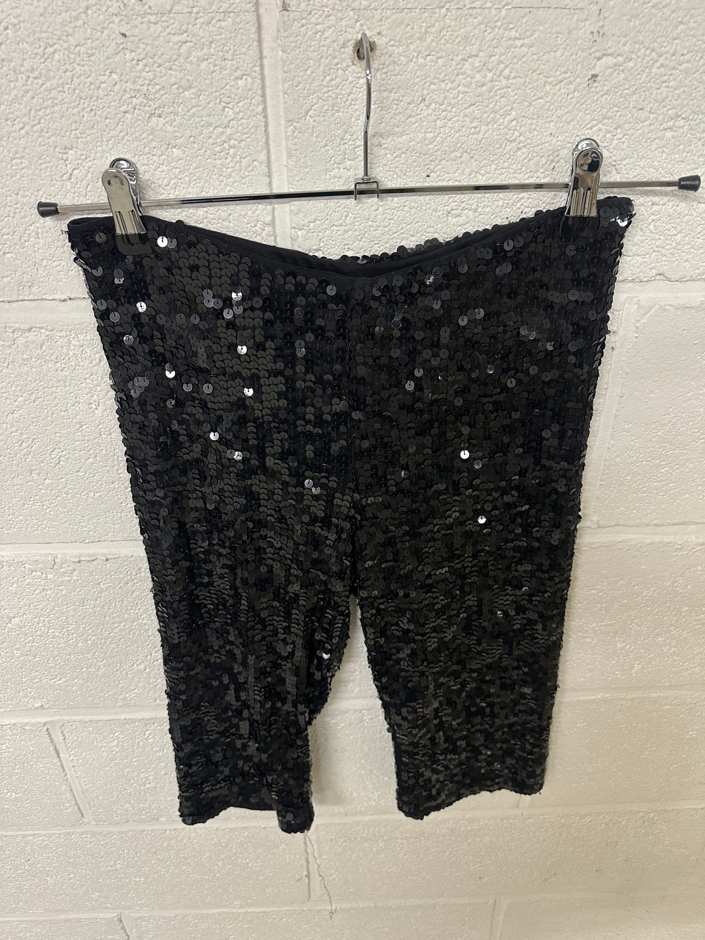 Sequined capri pants