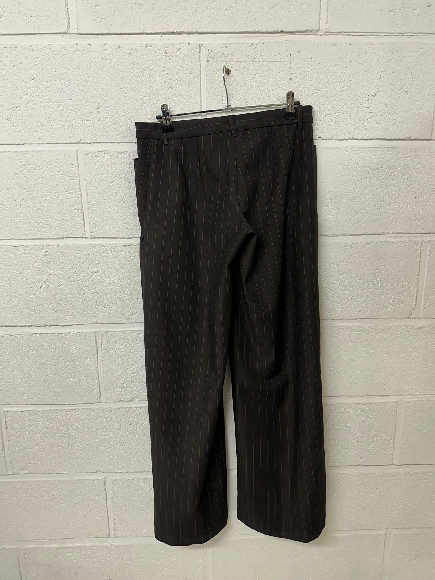 Brown suit pants